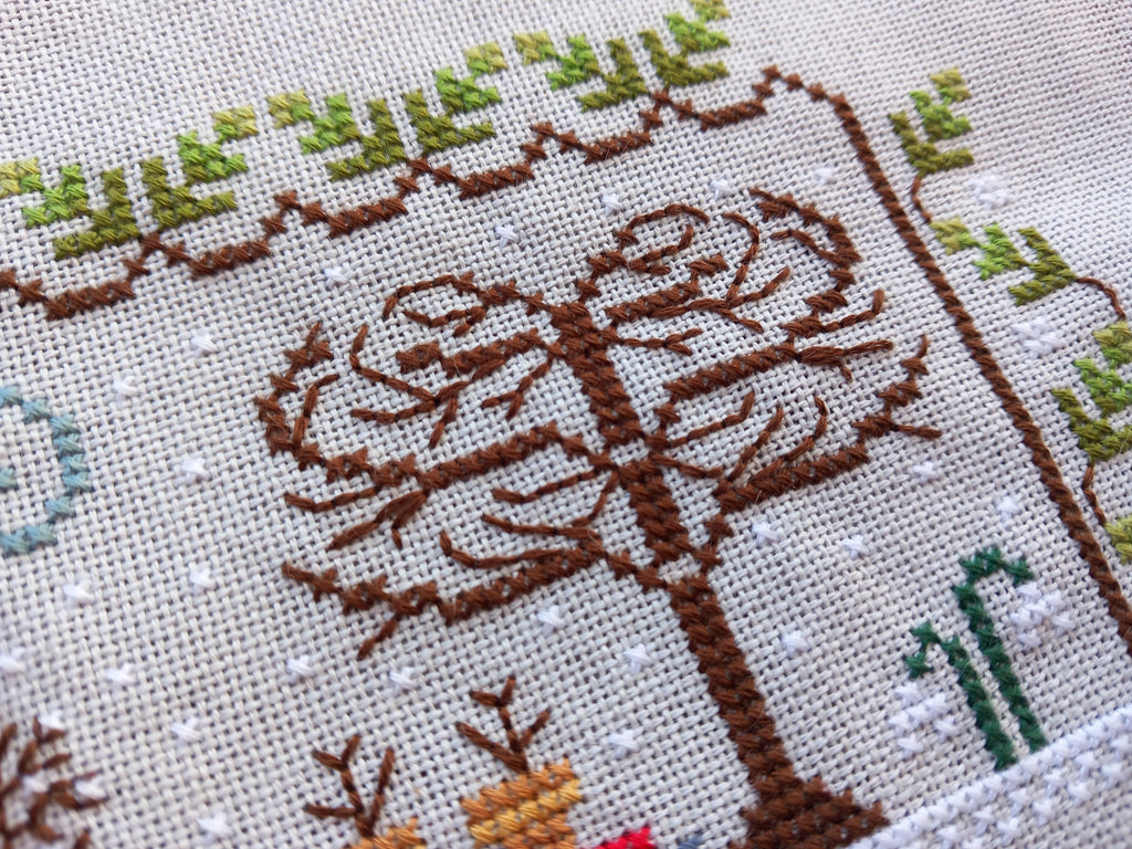 The Woven Rose Guide to Cross- Stitch: Part 9) Backstitch and French Knots
