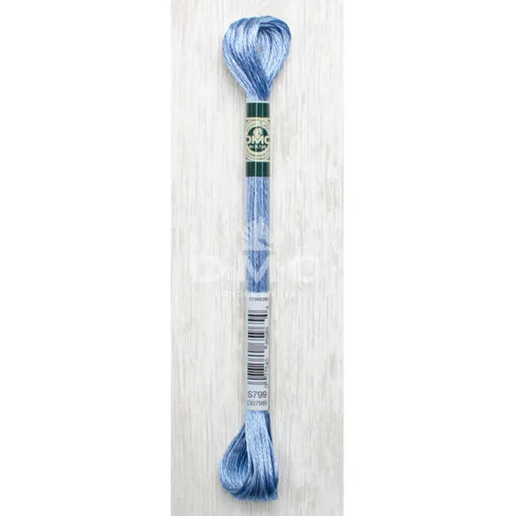 DMC Satin Thread- S799 (Horizon Blue)