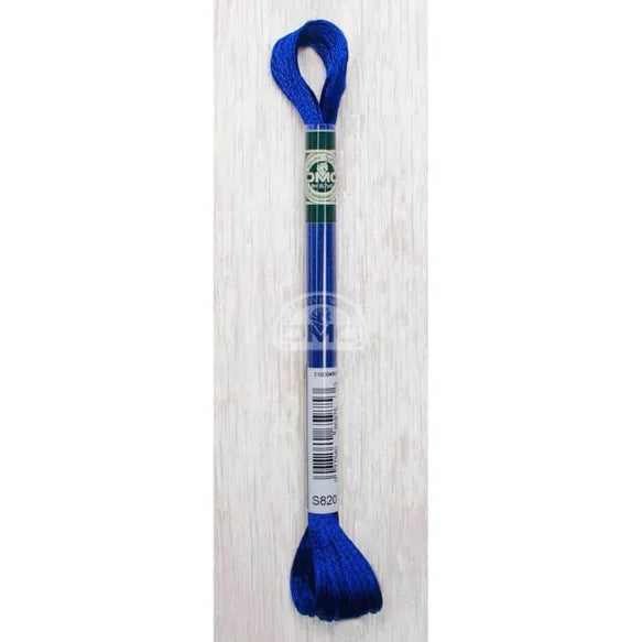 DMC Satin Thread- S820 (Royal Blue)