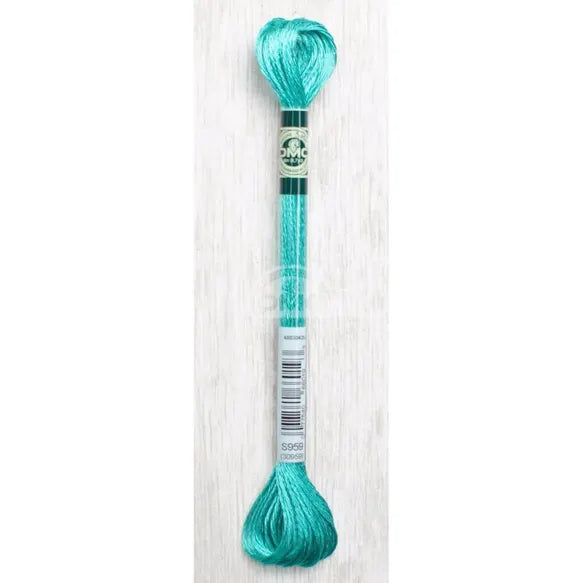DMC Satin Thread- S959 (Pale Viridian)