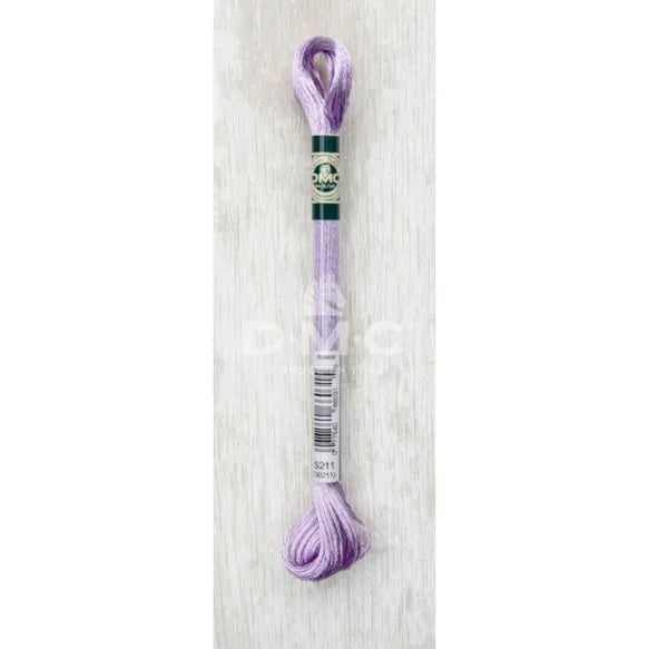 DMC Satin Thread- S211 (Pearlescent Light Parma Violet)