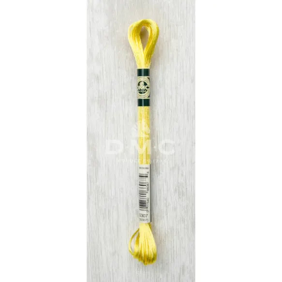 DMC Satin Thread- S307 (Lemon)