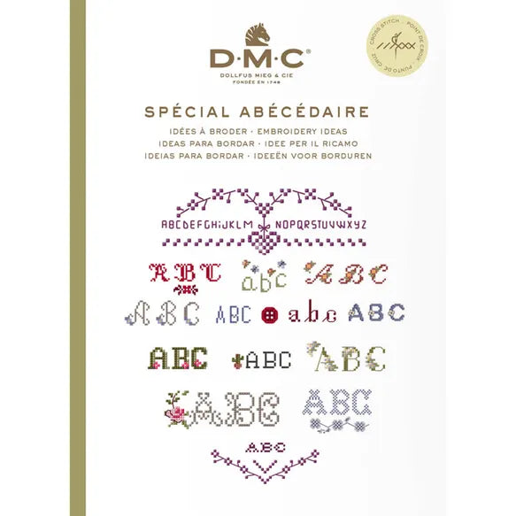 DMC Embroidery Booklet- Alphabet Ideas