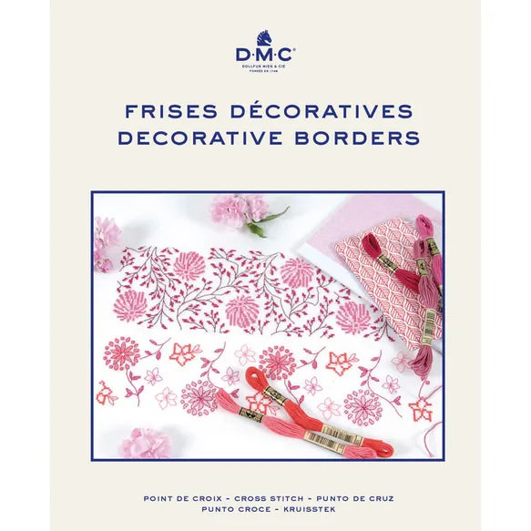 DMC Cross-Stitch Booklet- Decorative Borders