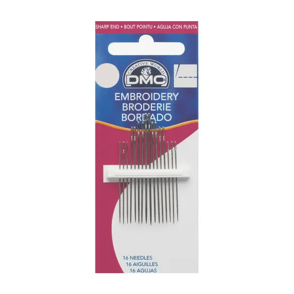 DMC Embroidery Needles (sizes 3-9)