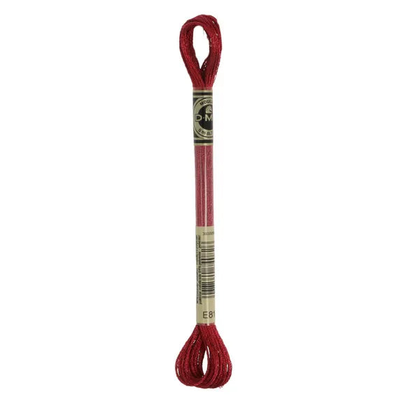 DMC Light Effects Thread-E815 (Metallic Black Cherry)