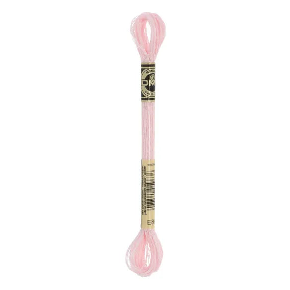DMC Light Effects Thread-E818 (Pearlescent Powder Pink)