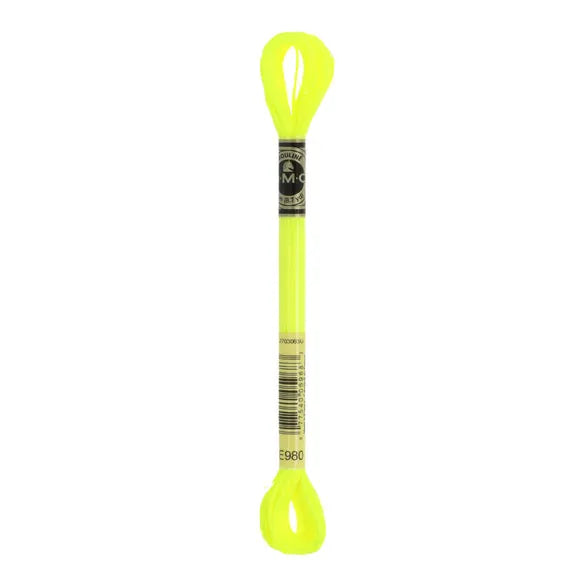 DMC Light Effects Thread-E980 (Neon Yellow)