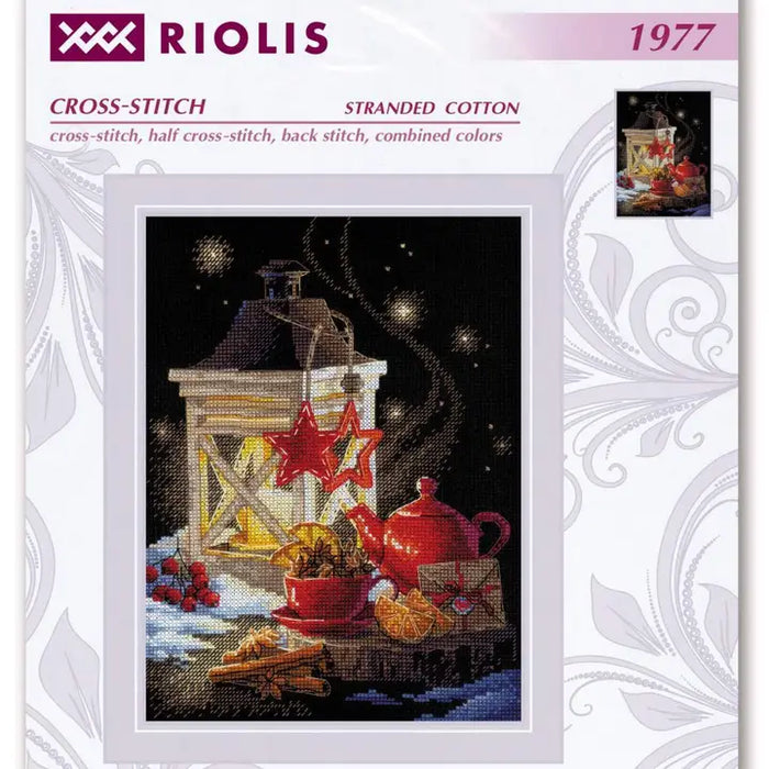 Riolis Cross Stitch Kit- 'Winter Tea Time' (1977)