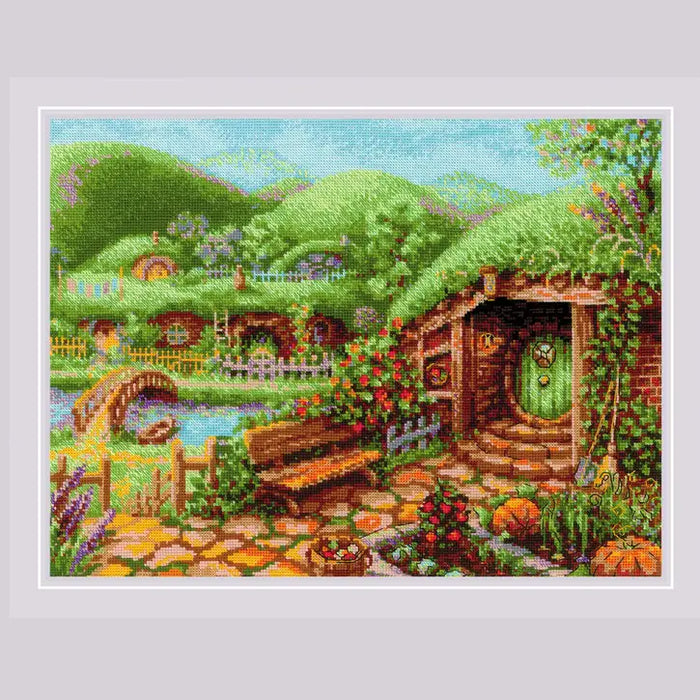 Riolis Cross Stitch Kit- 'Green Hills' (1904)