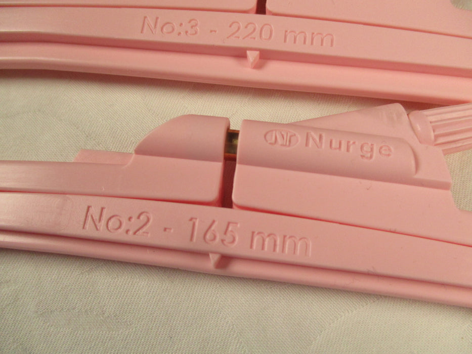 Pink square embroidery hoop