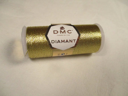 DMC Diamant thread in D8321 Light Gold