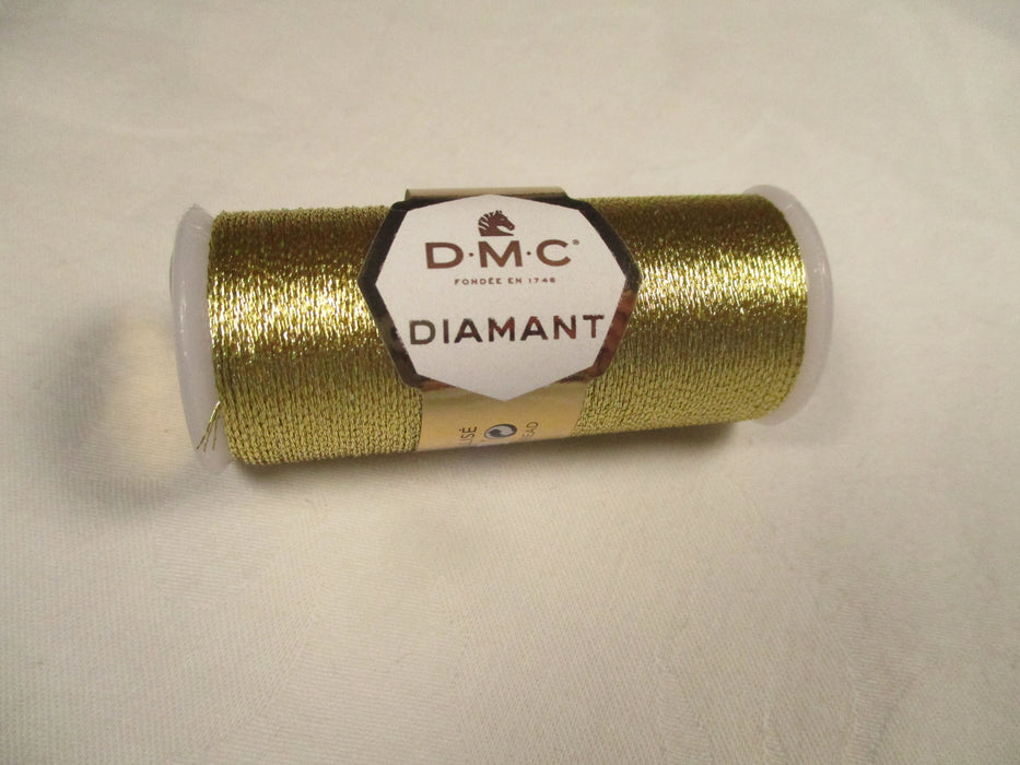 DMC Diamant thread in D8321 Light Gold