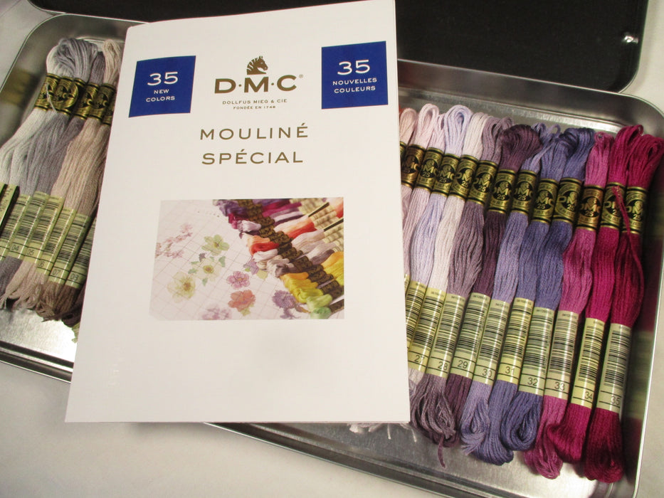 35 skeins of stranded cotton DMC tn