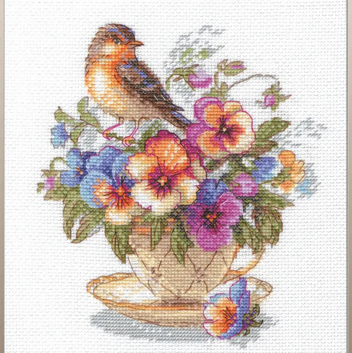 Aine Cross Stitch Kit- 'Tea Blossom' (A1025)