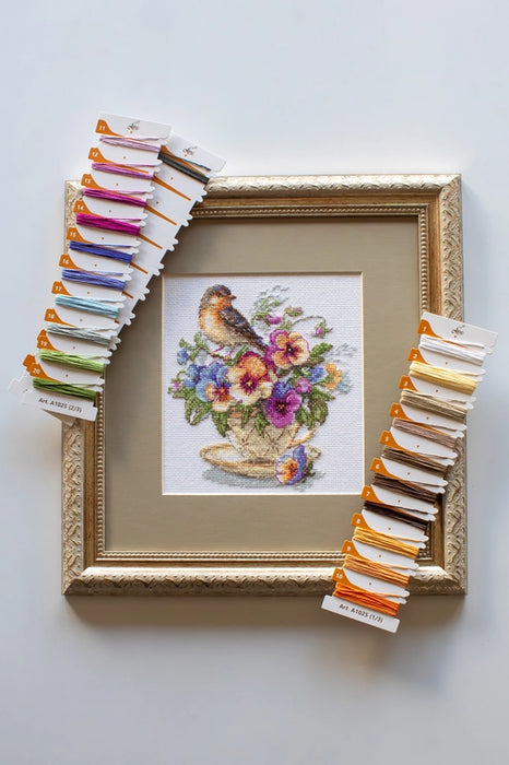 Aine Cross Stitch Kit- 'Tea Blossom' (A1025)