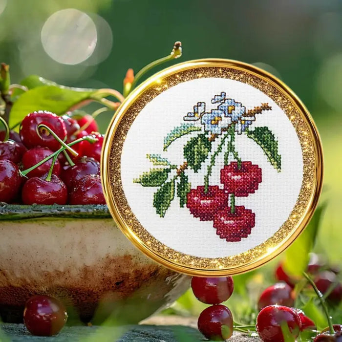 RTO Cross-Stitch Kit- Cherry (H250)