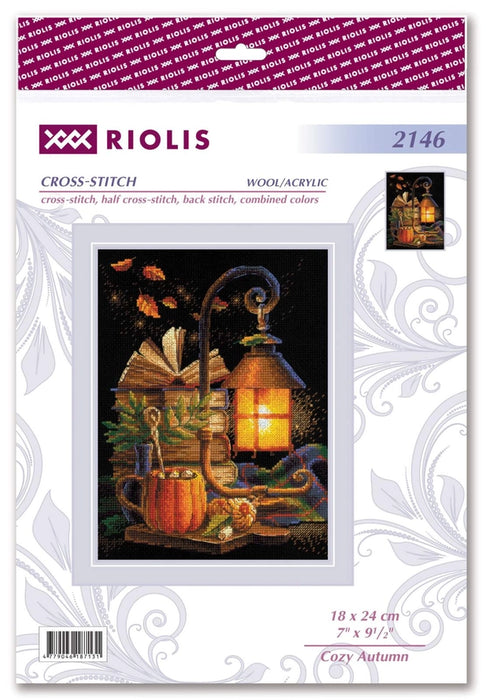 Riolis Cross Stitch Kit- 'Cozy Autumn' (2146)