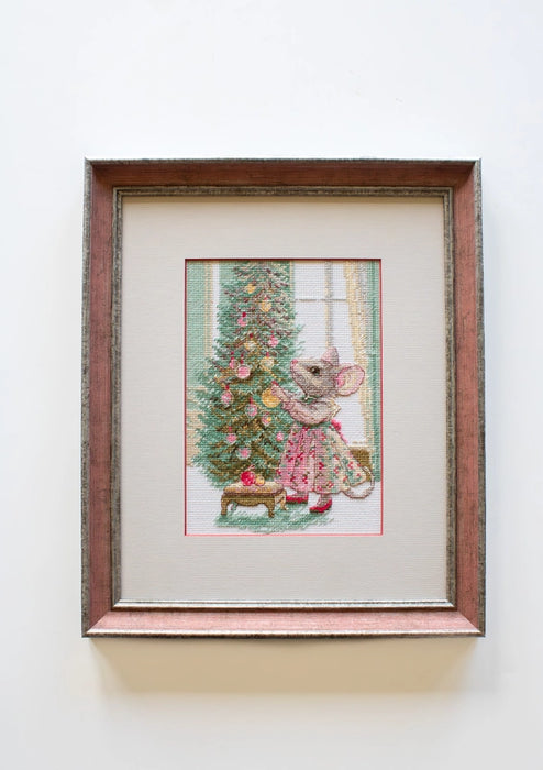 Aine Cross Stitch Kit- 'Merry Mouse' (A1026)