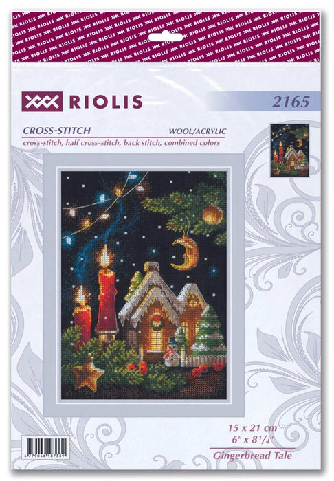 Riolis Cross Stitch Kit- 'Gingerbread Tale' (2165)