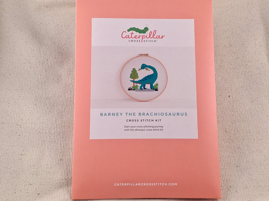 Caterpillar Cross Stitch Junior Cross Stitch Kit-Dinosaur