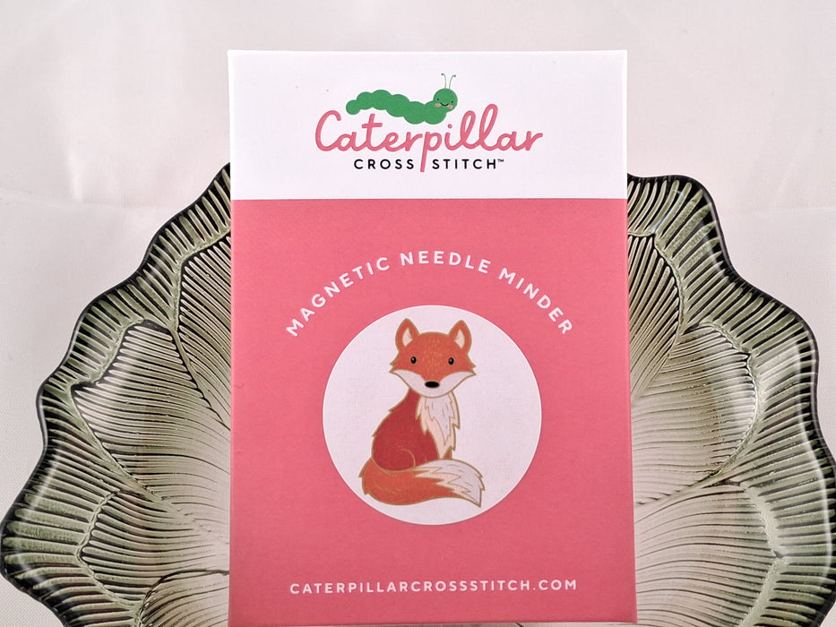 Caterpillar Cross Stitch Fox Magnetic Needle Minder
