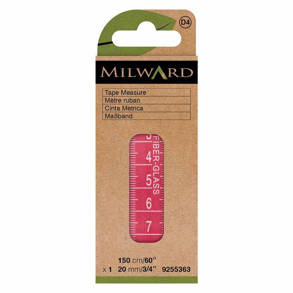 Milward Tape Measure- Red and White- 150cm