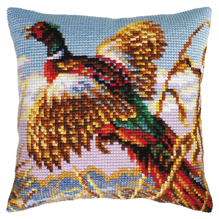 Collection D'Art Needlepoint Cushion Kit- Pheasant (5443)