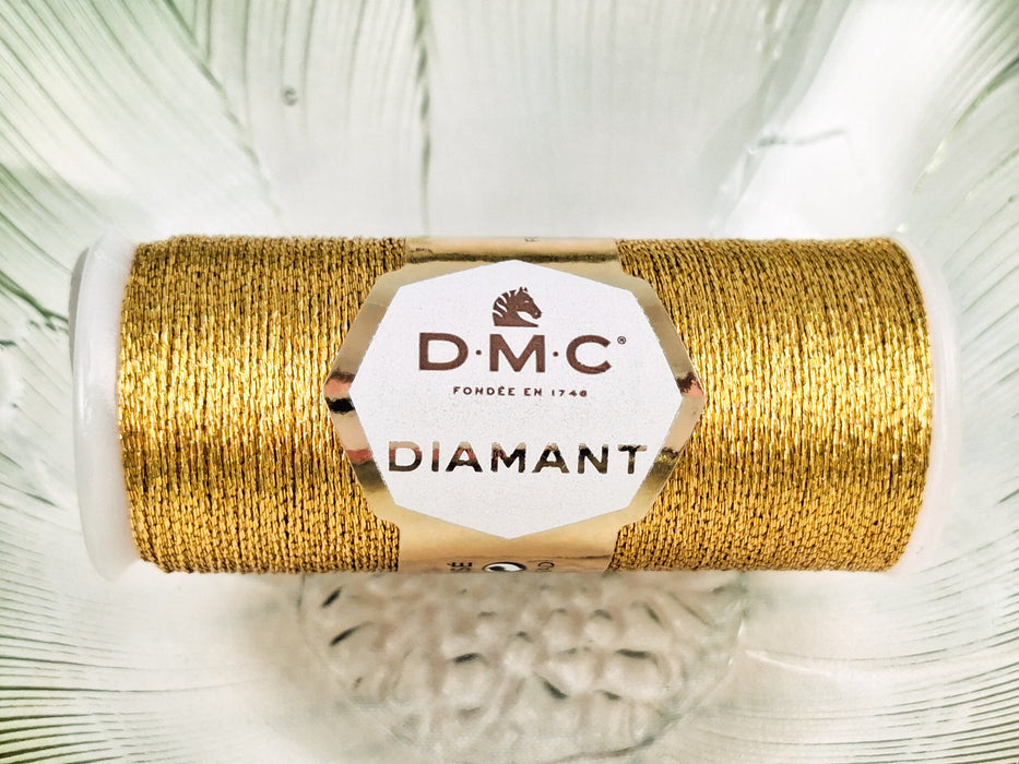 DMC Diamant Metallic Thread-D3852 (Dark Gold)