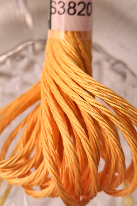 DMC Satin Thread- S3820 (Sunshine)
