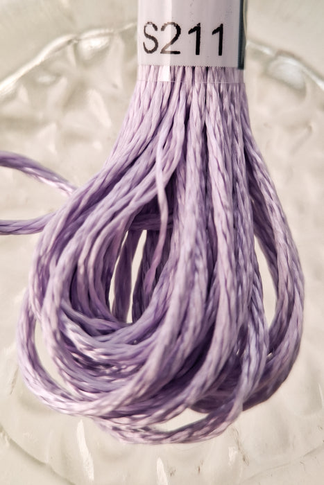 DMC Satin Thread- S211 (Pearlescent Light Parma Violet)