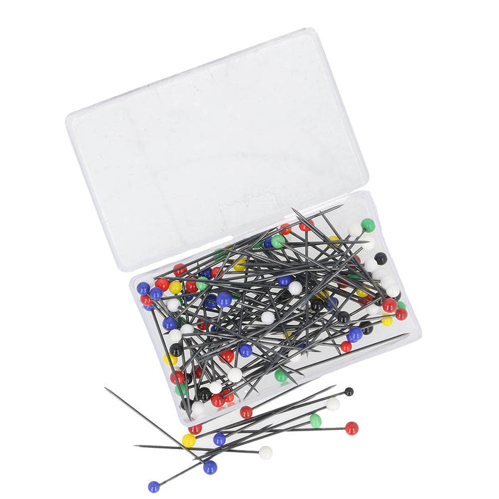 PONY Black Glass-head Pins