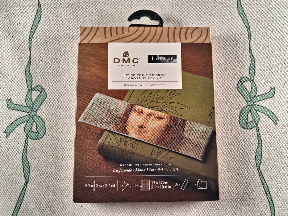 DMC Bookmark Cross-Stitch Kit- The Mona Lisa