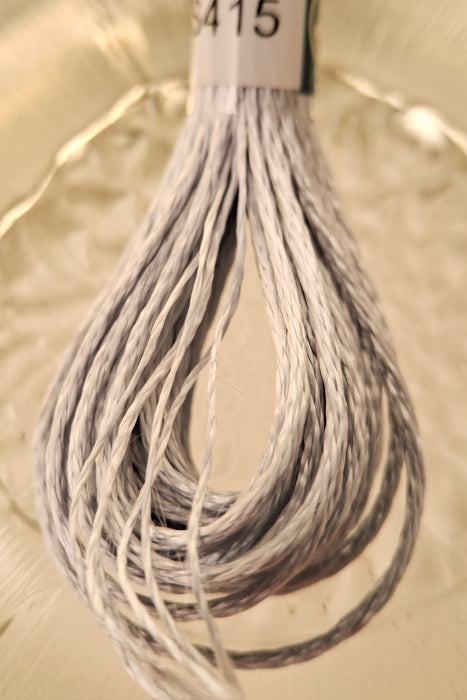 DMC Satin Thread- S415 (Metallic Chrome)