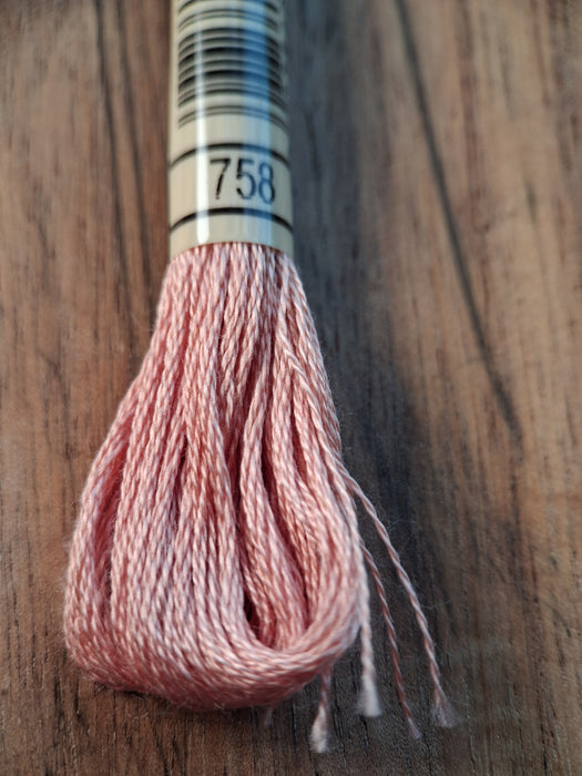 DMC Stranded Cotton Thread- 758