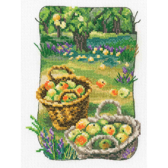 RTO Cross-Stitch Kit- Grandmother's Old Garden (Apples) (C344)