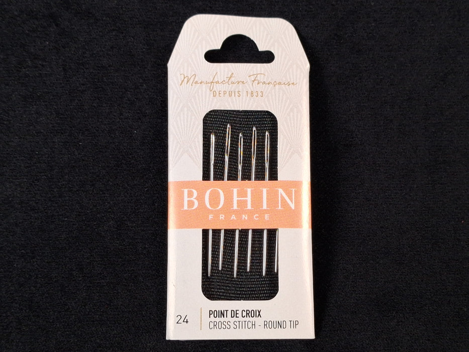 Bohin Cross-Stitch/Tapestry Needles- Size 24