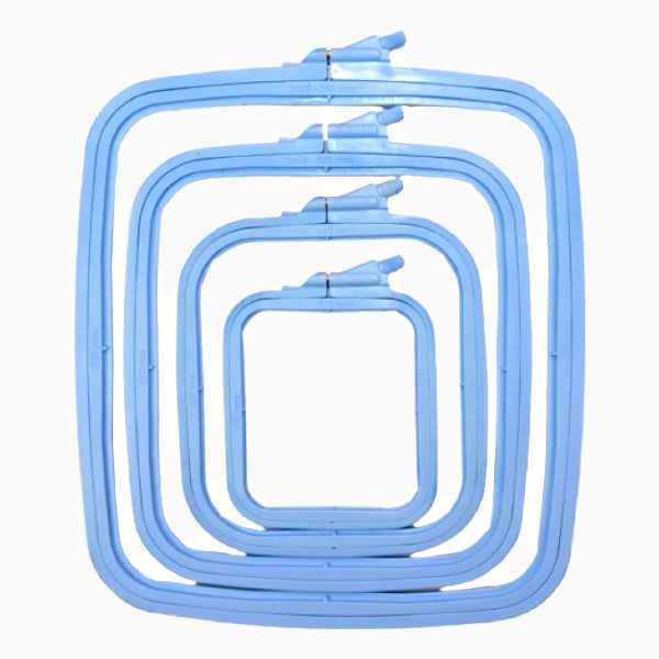 Nurge Square Plastic Hoop- Blue
