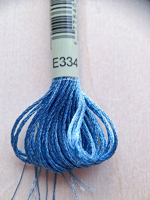 DMC Light Effects Thread-E334 (Light Indigo)
