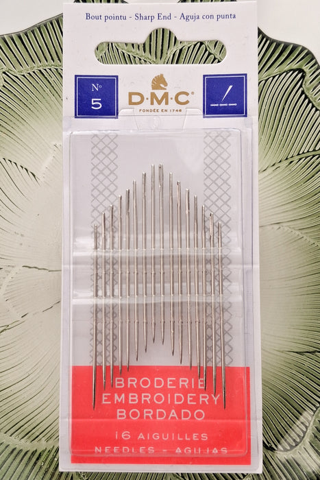 DMC Embroidery Needles (size 5)