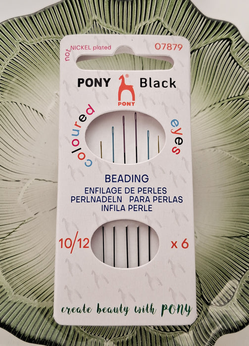 PONY Black Beading Needles