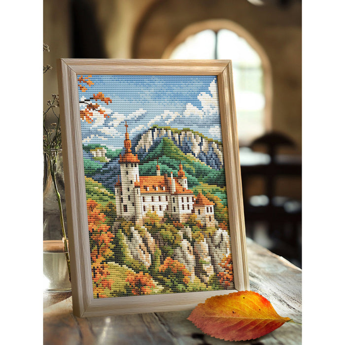 Collection D'Art Cross-Stitch Kit- Castle in the Mountains (BC8109)