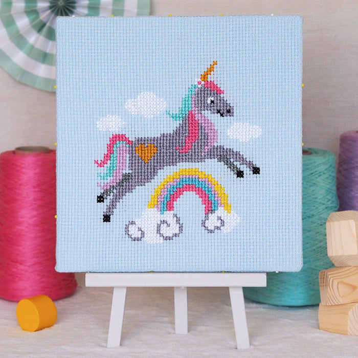 Caterpillar Cross Stitch Junior Cross Stitch Kit- Unicorn