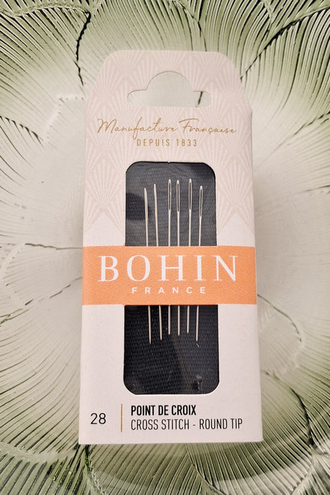 Bohin Cross-Stitch/Tapestry Needles- Size 28