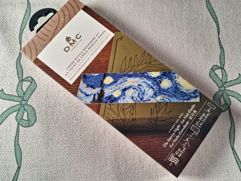 DMC Bookmark Cross-Stitch Kit- The Starry Night