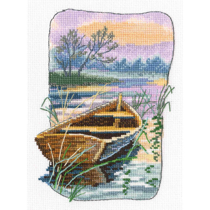 RTO Cross-Stitch Kit- Grandmother's Old Garden (Boat) (C350)