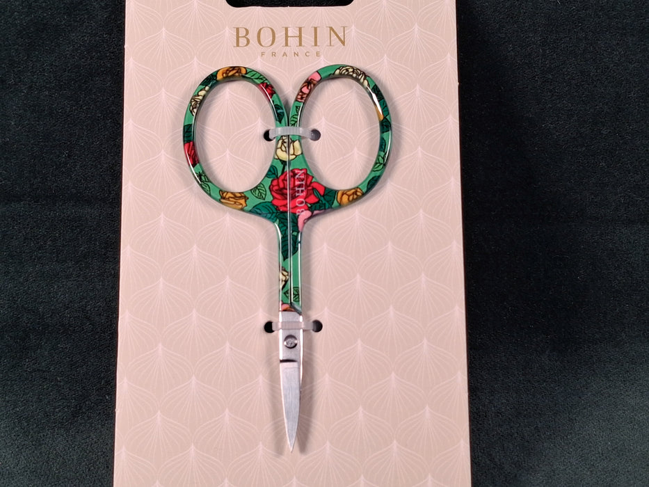 Bohin Embroidery Scissors- Green Blossom