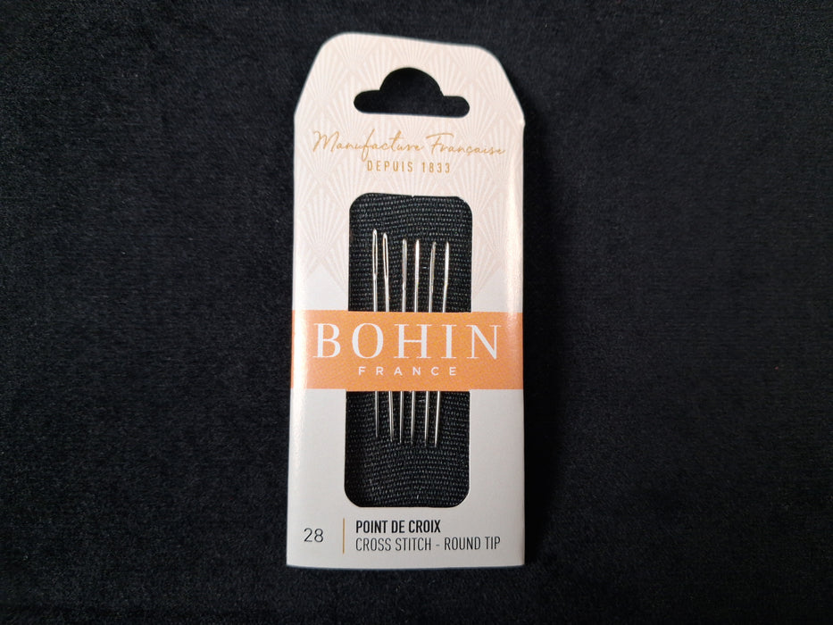 Bohin Cross-Stitch/Tapestry Needles- Size 28