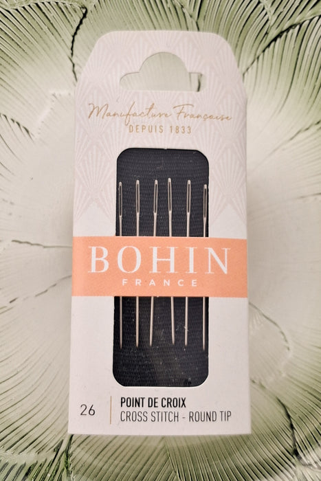 Bohin Cross-Stitch/Tapestry Needles- Size 26