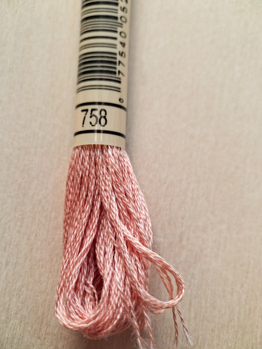 DMC Stranded Cotton Thread- 758